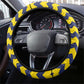 Afro Chad Steering Wheel Cover Happy 65th of Independence