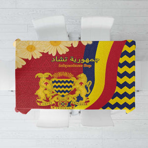 Afro Chad Tablecloth Happy 65th of Independence