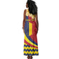 Personalised Afro Chad Tank Maxi Dress Happy 65th of Independence