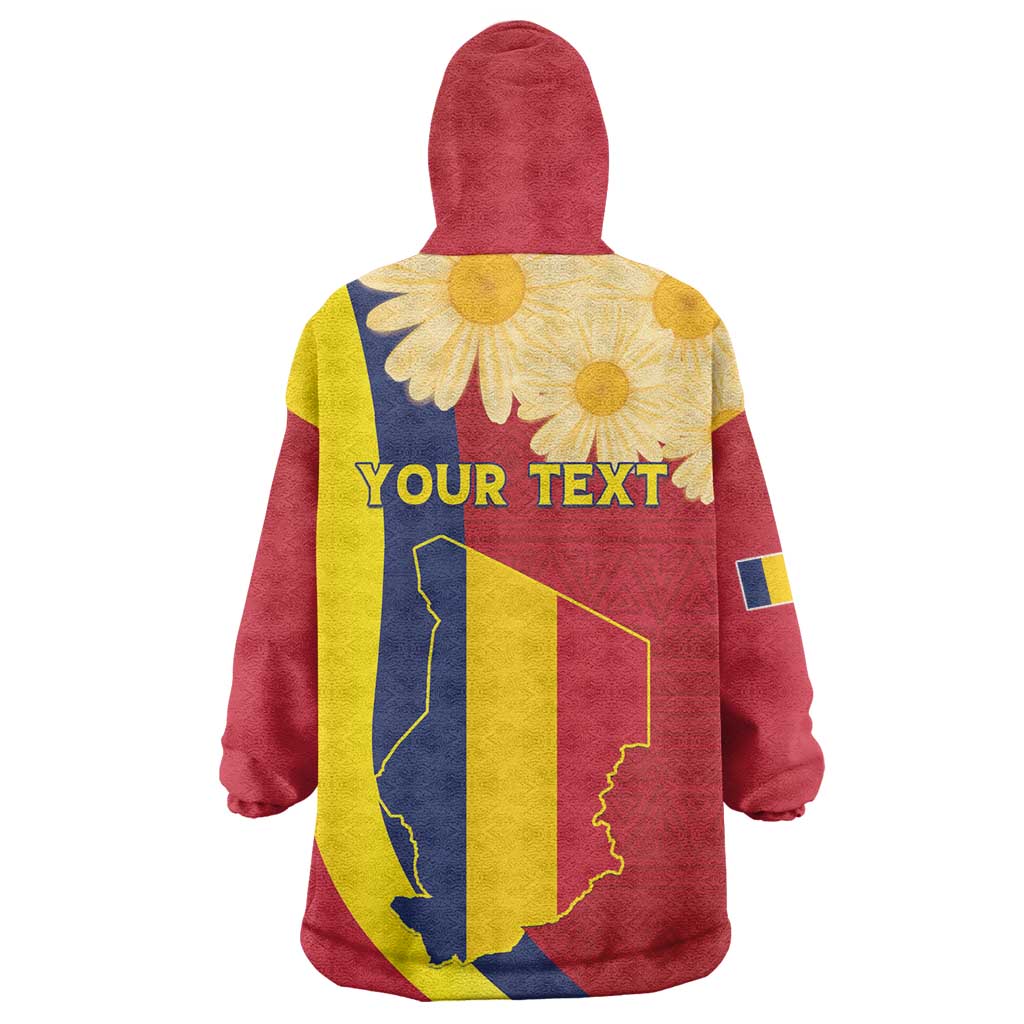 Personalised Afro Chad Wearable Blanket Hoodie Happy 65th of Independence