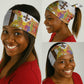 Melkam Enkutatash Eritrean Neck Gaiter Camel Habesha Tilet Pattern LT15