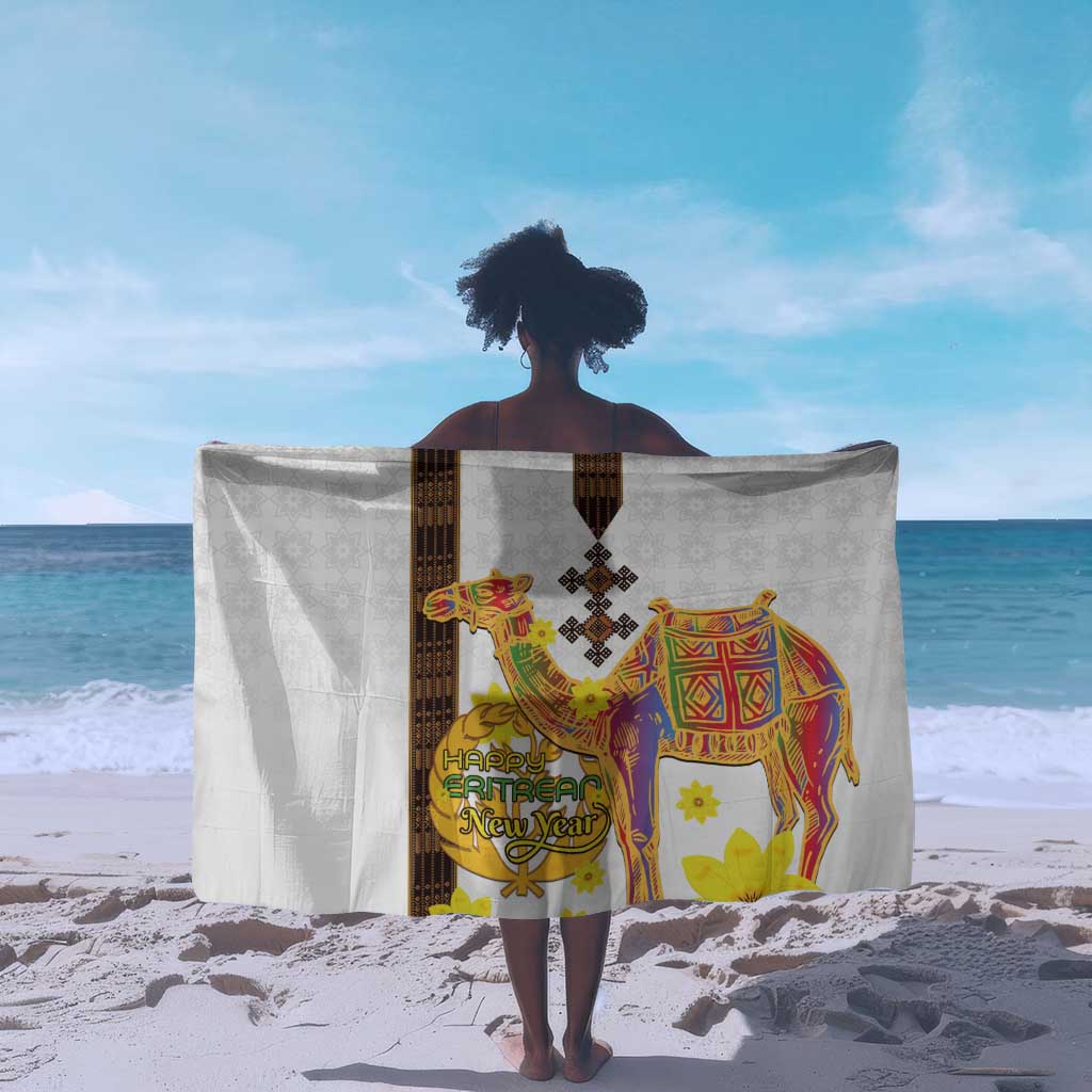 Melkam Enkutatash Eritrean Sarong Camel With Habesha Tilet Pattern - African Pride