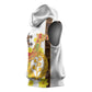 Melkam Enkutatash Eritrean Sleeveless Hoodie Camel With Habesha Tilet Pattern - African Pride