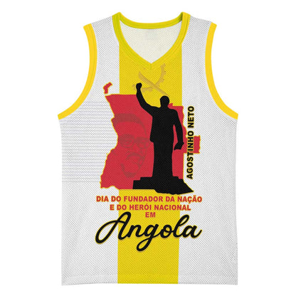 Personalized Dia dos Herois Nacionais de Angola Basketball Jersey 17 de Setembro LT15