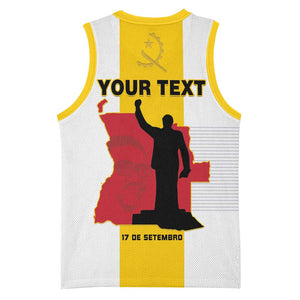 Personalized Dia dos Herois Nacionais de Angola Basketball Jersey 17 de Setembro LT15