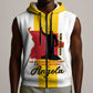 Personalized Dia dos Herois Nacionais de Angola Sleeveless Zip Hoodie 17 de Setembro - African Pride