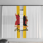 Dia dos Herois Nacionais de Angola Window Curtain 17 de Setembro - African Pride