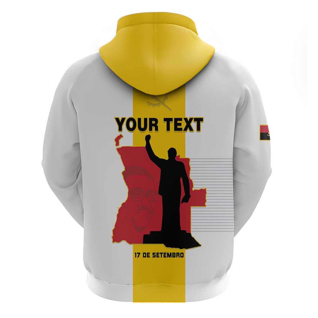 Personalized Dia dos Herois Nacionais de Angola Zip Hoodie 17 de Setembro - African Pride