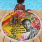 Personalized Ghana Kwame Nkrumah Memorial Day Beach Blanket Mausoleum Impala Lily - African Pride