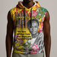 Personalized Ghana Kwame Nkrumah Memorial Day Sleeveless Hoodie Mausoleum Impala Lily - African Pride