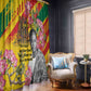Personalized Ghana Kwame Nkrumah Memorial Day Window Curtain Mausoleum Impala Lily - African Pride