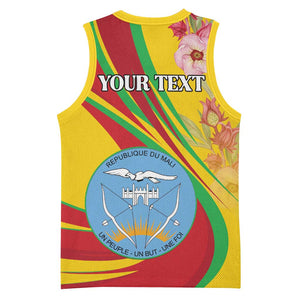 Personalized Afro Mali Basketball Jersey Happy 65th Anniversary Independence LT15
