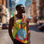 Personalized Afro Mali Men Tank Top Happy 65th Anniversary Independence - African Pride