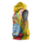 Personalized Afro Mali Sleeveless Hoodie Happy 65th Anniversary Independence - African Pride