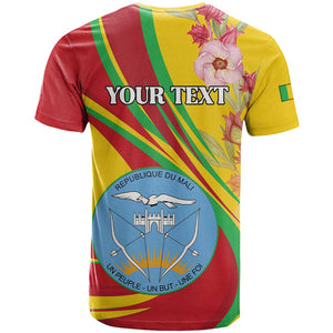 Personalized Afro Mali T shirt Happy 65th Anniversary Independence - African Pride