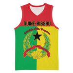Personalized Guinea-Bissau Basketball Jersey Basic Flag Style LT15