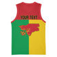 Personalized Guinea-Bissau Basketball Jersey Basic Flag Style LT15