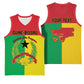 Personalized Guinea-Bissau Basketball Jersey Basic Flag Style LT15