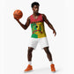 Personalized Guinea-Bissau Basketball Jersey Basic Flag Style LT15