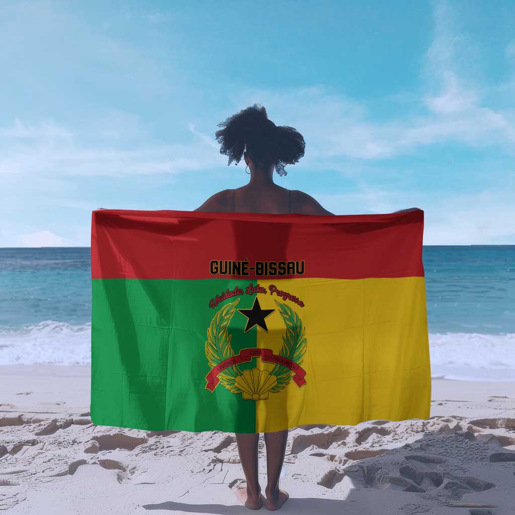 Guinea-Bissau Sarong Basic Flag Style - African Pride