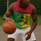 Personalized Guinea-Bissau Sleeveless Hoodie Basic Flag Style - African Pride