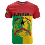 Personalized Guinea-Bissau T shirt Basic Flag Style - African Pride