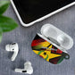 Guinea-Bissau Independence Day AirPods Case Coat Of Arms With Map