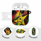 Guinea-Bissau Independence Day AirPods Case Coat Of Arms With Map