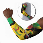 Personalized Guinea-Bissau Independence Day Arm Sleeves Coat Of Arms With Map