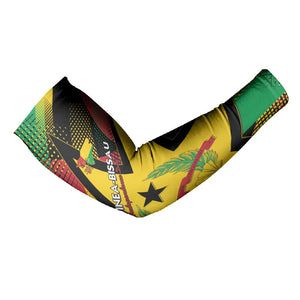 Personalized Guinea-Bissau Independence Day Arm Sleeves Coat Of Arms With Map