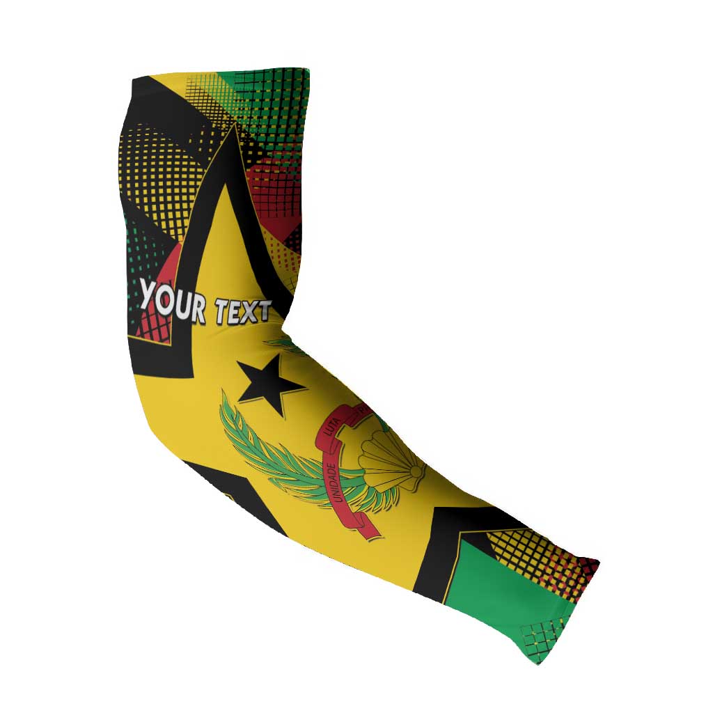 Personalized Guinea-Bissau Independence Day Arm Sleeves Coat Of Arms With Map