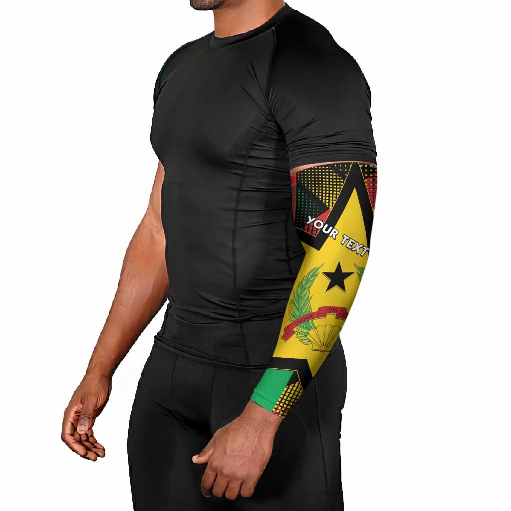Personalized Guinea-Bissau Independence Day Arm Sleeves Coat Of Arms With Map