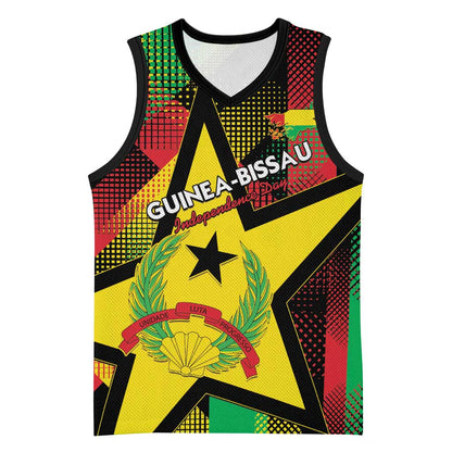 Personalized Happy Guinea-Bissau Basketball Jersey Independence Day LT15