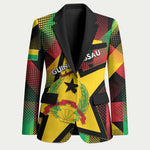 Personalized Guinea-Bissau Independence Day Blazer Coat Of Arms With Map