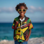 Personalized Happy Guinea-Bissau Kid Hawaiian Shirt Independence Day - African Pride