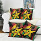 Guinea-Bissau Independence Day Pillow Cover Coat Of Arms With Map