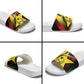 Guinea-Bissau Independence Day Slide Sandals Coat Of Arms With Map