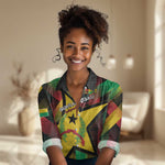 Personalized Happy Guinea-Bissau Women Casual Shirt Independence Day - African Pride