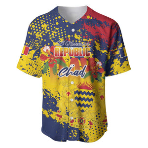 Afro TChad Personalized Baseball Jersey Happy Republic Day - African Pride