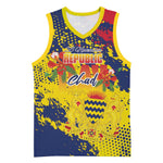 Afro TChad Personalized Basketball Jersey Happy Republic Day LT15
