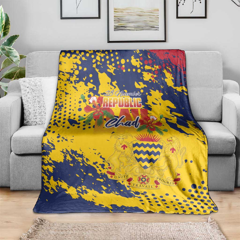 Afro TChad Blanket Happy Republic Day - African Pride