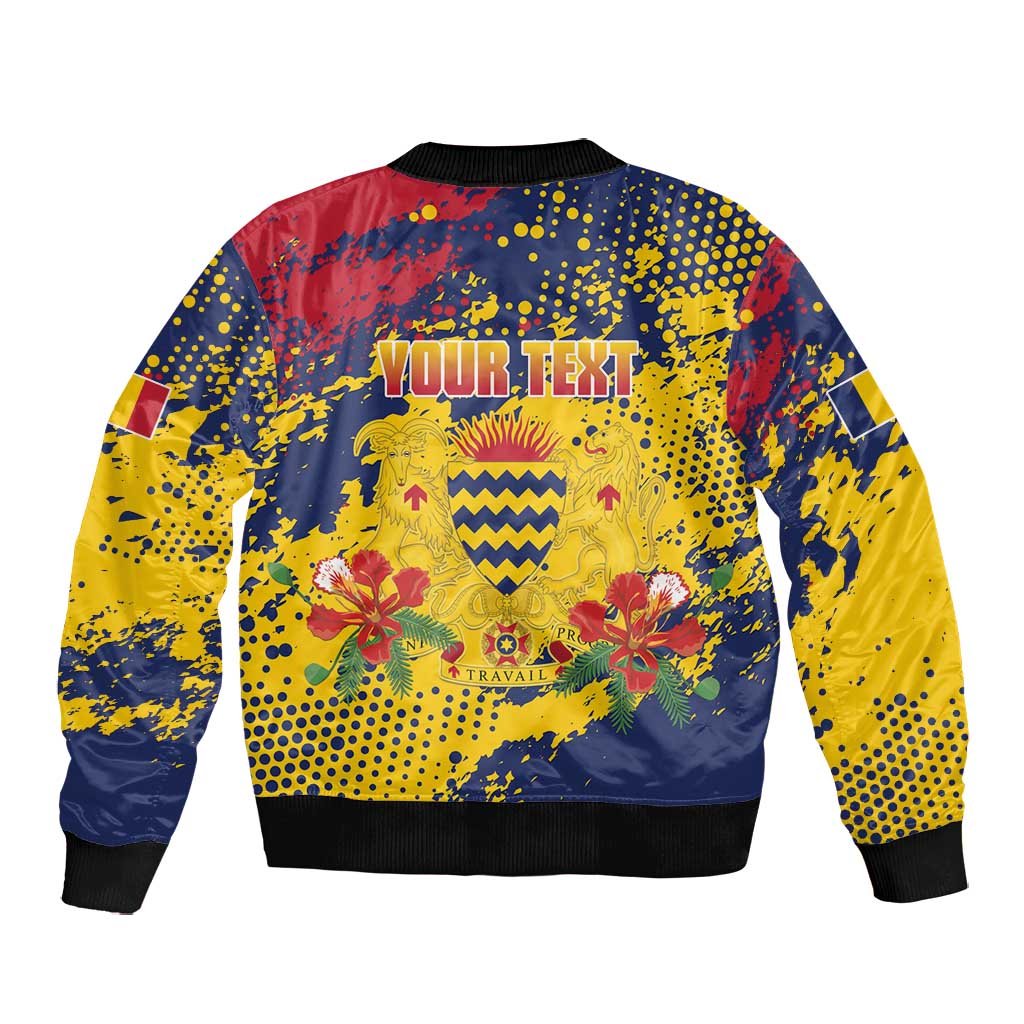 Afro TChad Personalized Bomber Jacket Happy Republic Day - African Pride