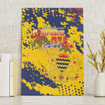Afro TChad Canvas Wall Art Happy Republic Day - African Pride