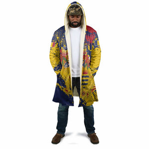 Personalized Chad Republic Day Cloak Coat Of Arms - Grunge Style
