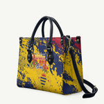 Chad Republic Day Leather Bag Coat Of Arms - Grunge Style