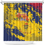 Afro TChad Shower Curtain Happy Republic Day - African Pride