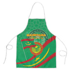 Mauritania Independence Day Apron Coat Of Arms With Map