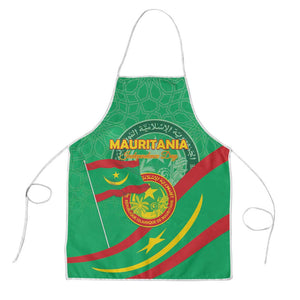 Mauritania Independence Day Apron Coat Of Arms With Map