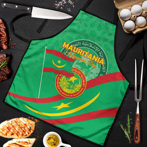 Mauritania Independence Day Apron Coat Of Arms With Map
