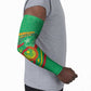 Personalized Mauritania Independence Day Arm Sleeves Coat Of Arms With Map